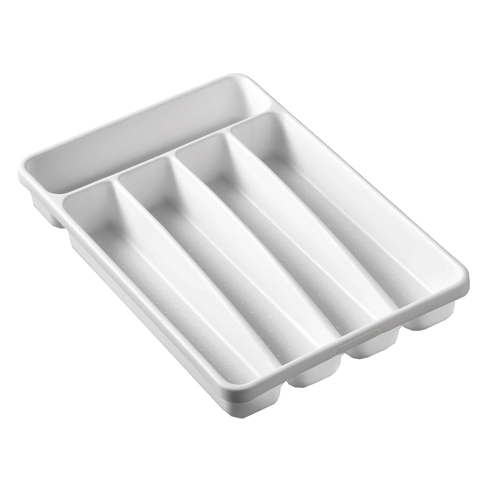 Madesmart Basic 5 Compartment Cutlery Tray 32.7 x 22.9 x 4.4cm - White