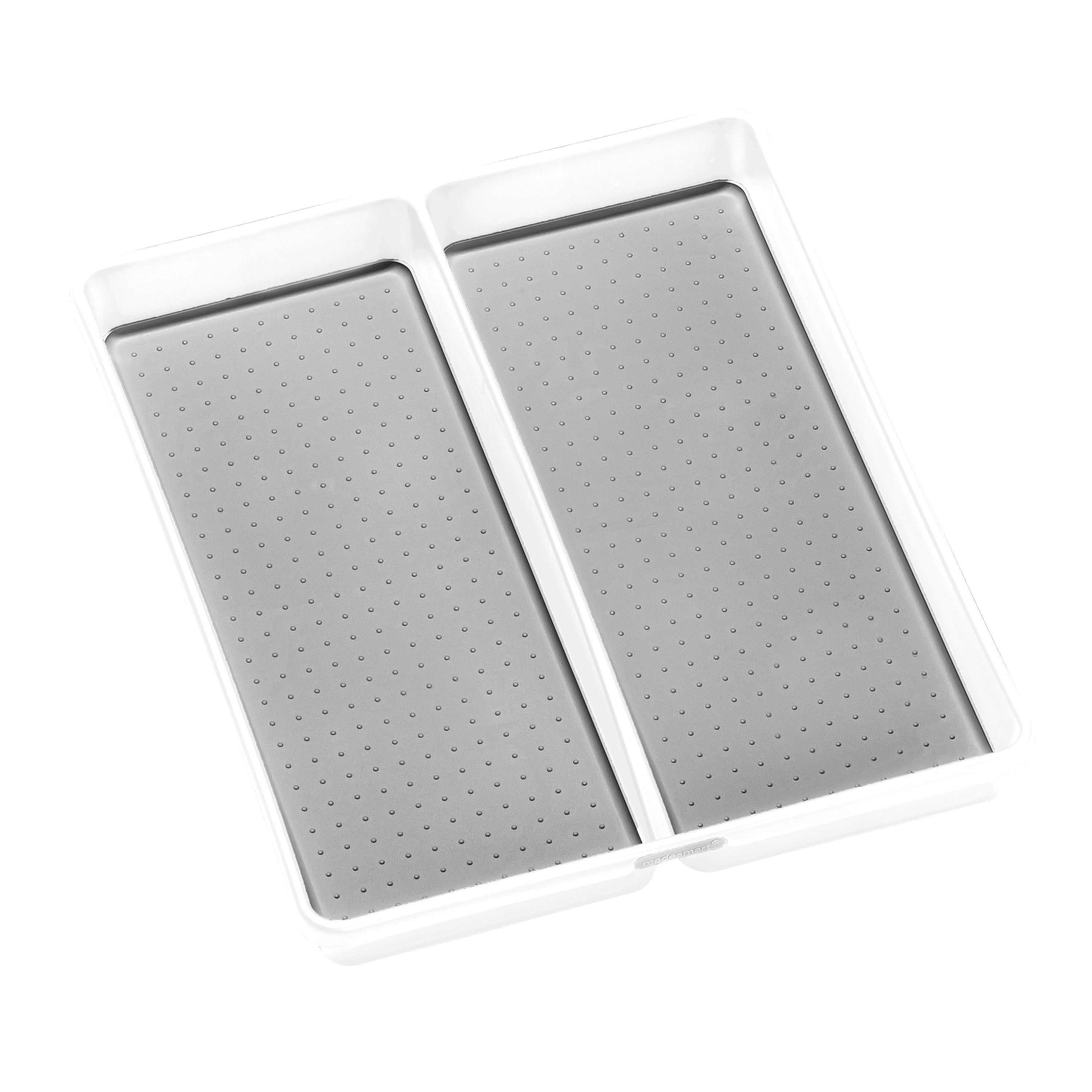 Madesmart Large 2 Compartment Utensil Tray 40.5 x 32.8 x 4.7cm - White