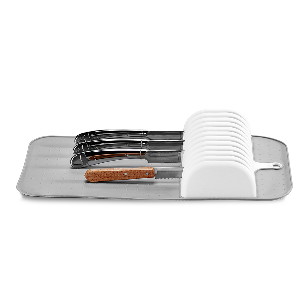 Madesmart Large In-Drawer Knife Mat 38.3 x 20.8 x 5cm - White