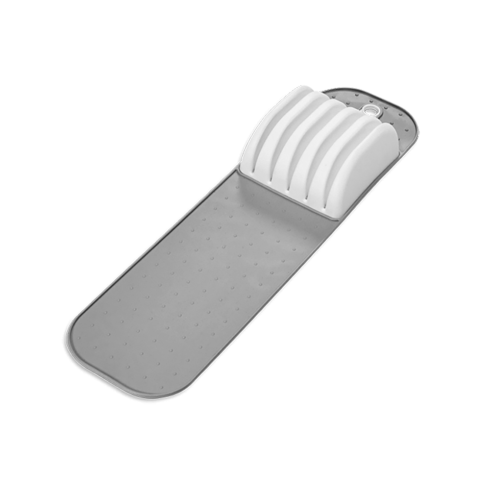 Madesmart Small In-Drawer Knife Mat 38.4 x 10.6 x 5.4cm - White