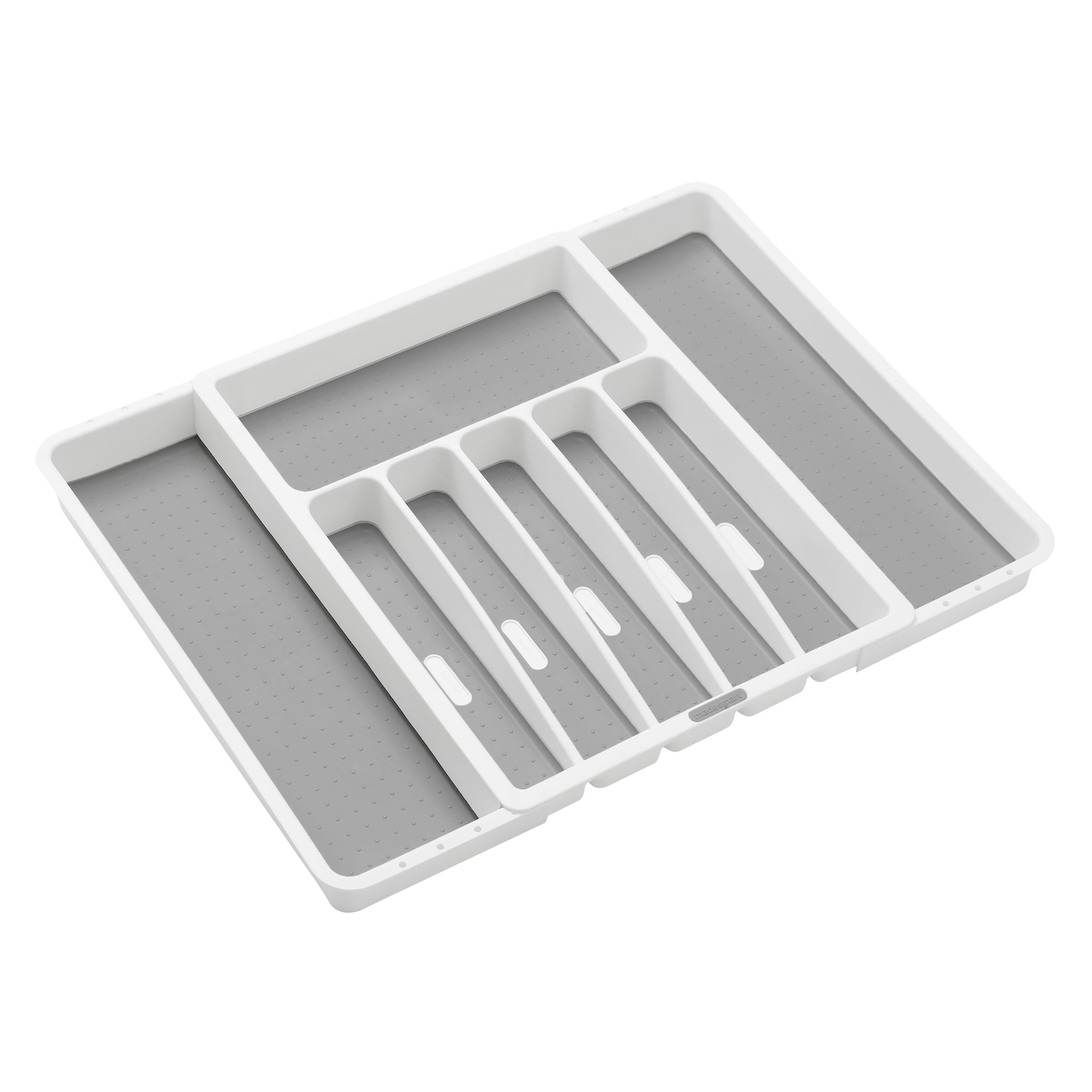 Madesmart Expandable Cutlery Tray 40.6 x 33.7 x 5.1cm - White