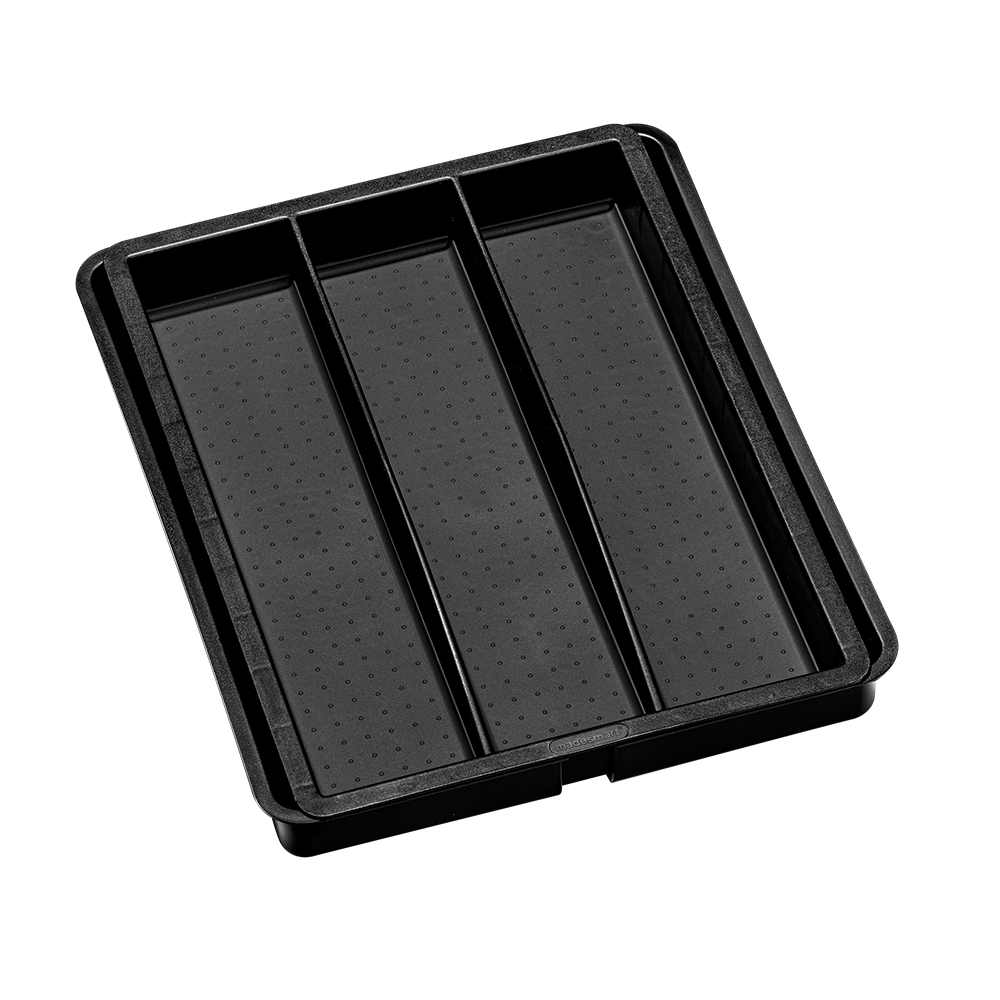 Madesmart Expandable Utensil Tray 40.6 x 33.7 x 5.1cm - Carbon