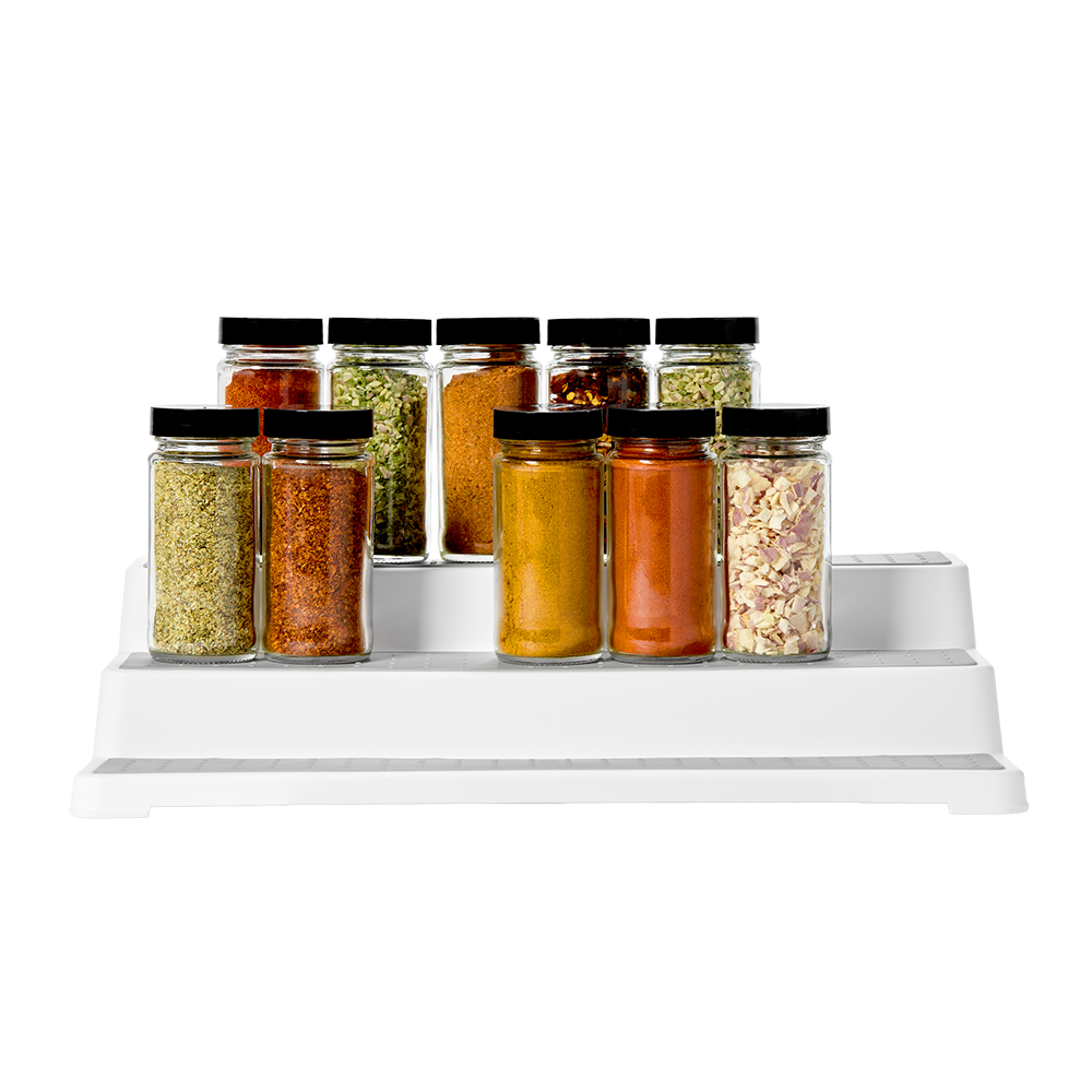 Madesmart 3 Tier Shelf Organiser 37.2 x 24.1 x 8.6cm - White