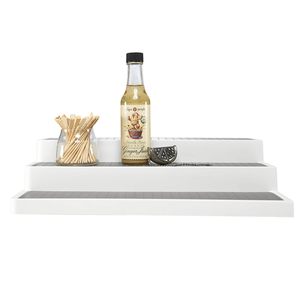 Madesmart 3 Tier Shelf Organiser 37.2 x 24.1 x 8.6cm - White