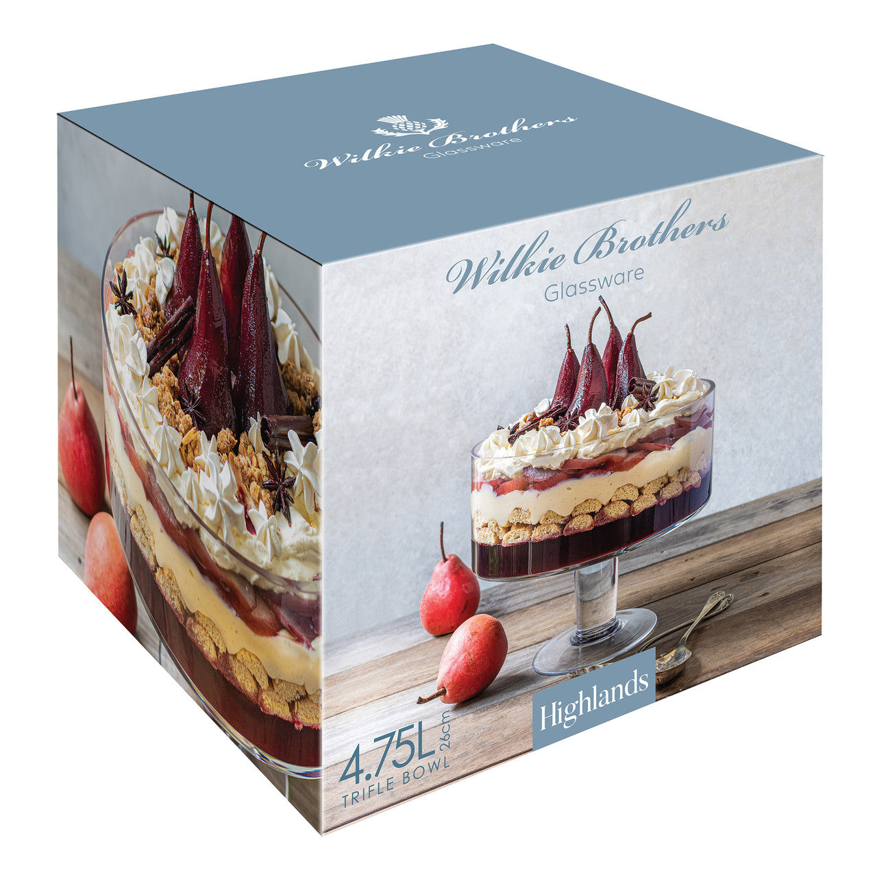 Wilkie Brothers Wilkie Brothers Highlands Trifle Bowl - 4.75 Litre