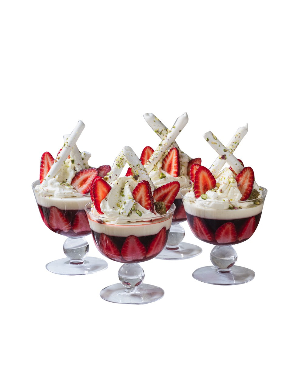 Wilkie Brothers Sinclair Set of 4 Dessert Bowls, 11 x 11cm / 350ml - Glass
