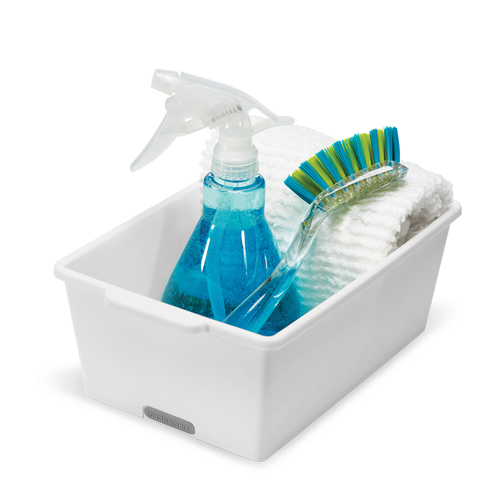 Madesmart Medium Deep Bin 26.7 x 17.1 x 10.2cm - White