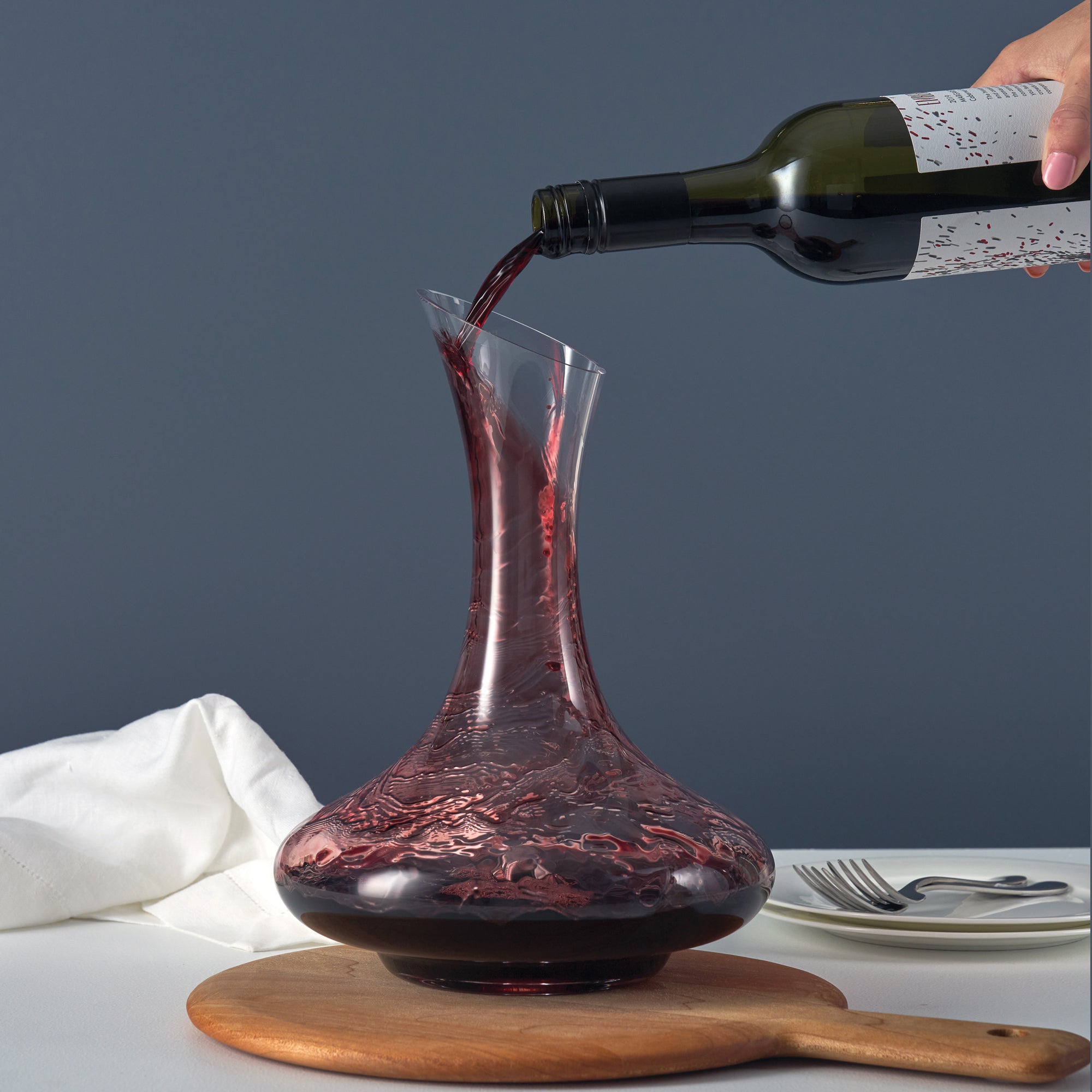 Wilkie Brothers Kinross Decanter, 1200ml - Handmade Glass