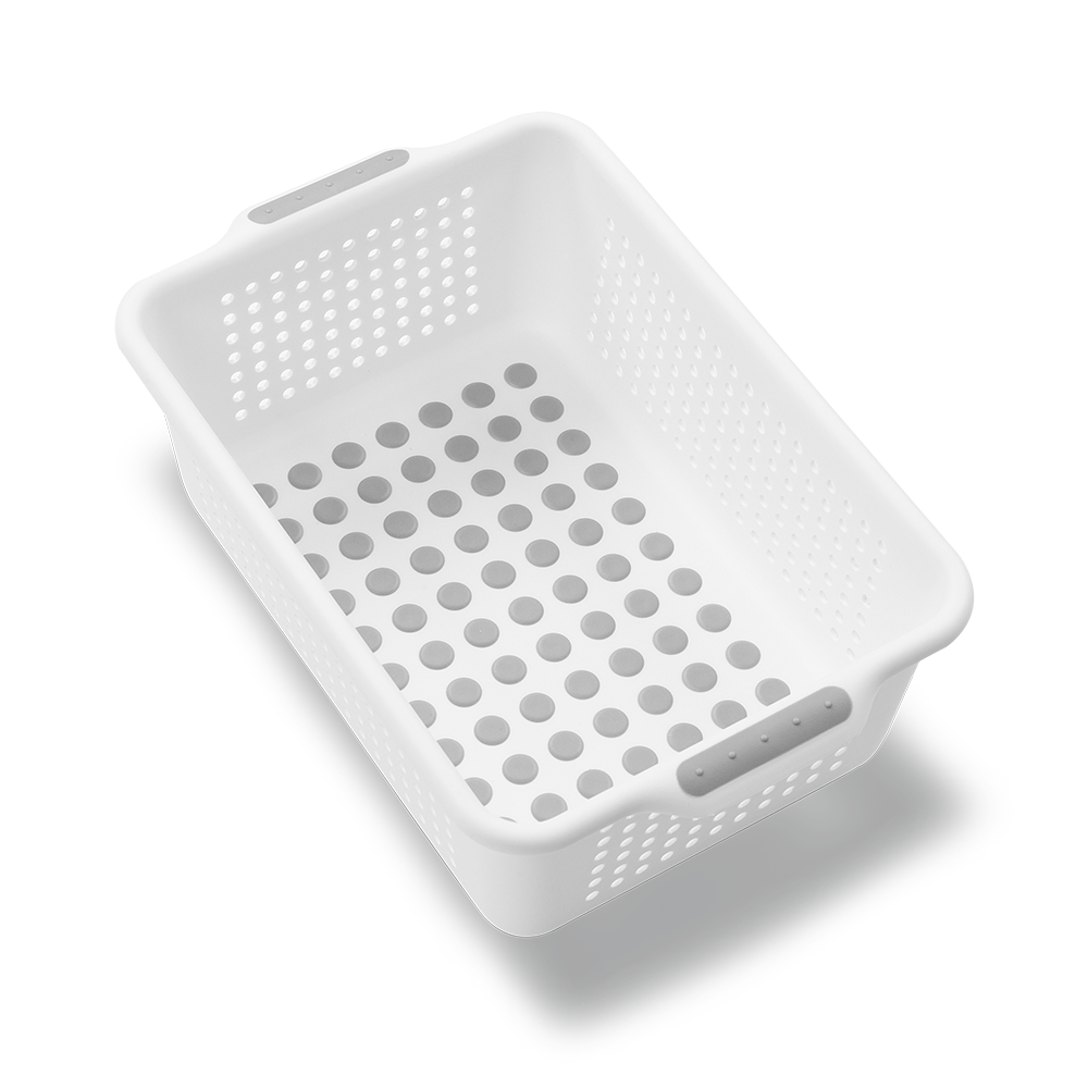Madesmart Small Basket 30.7 x 20.6 x 10.2cm - White