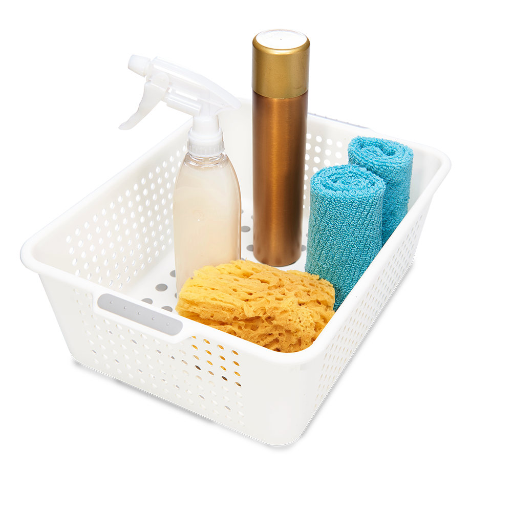 Madesmart Medium Basket 37.6 x 27.4 x 13cm - White