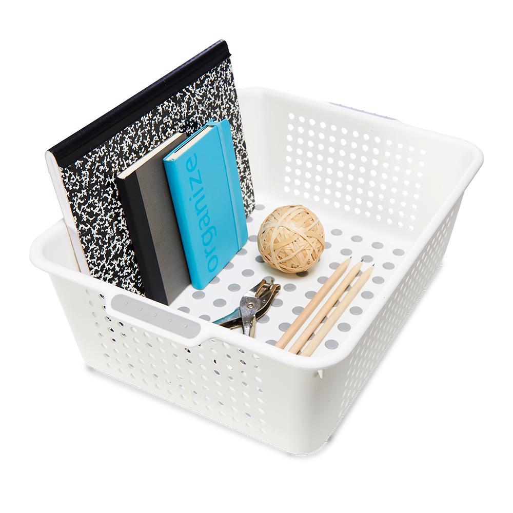 Madesmart Medium Basket 37.6 x 27.4 x 13cm - White