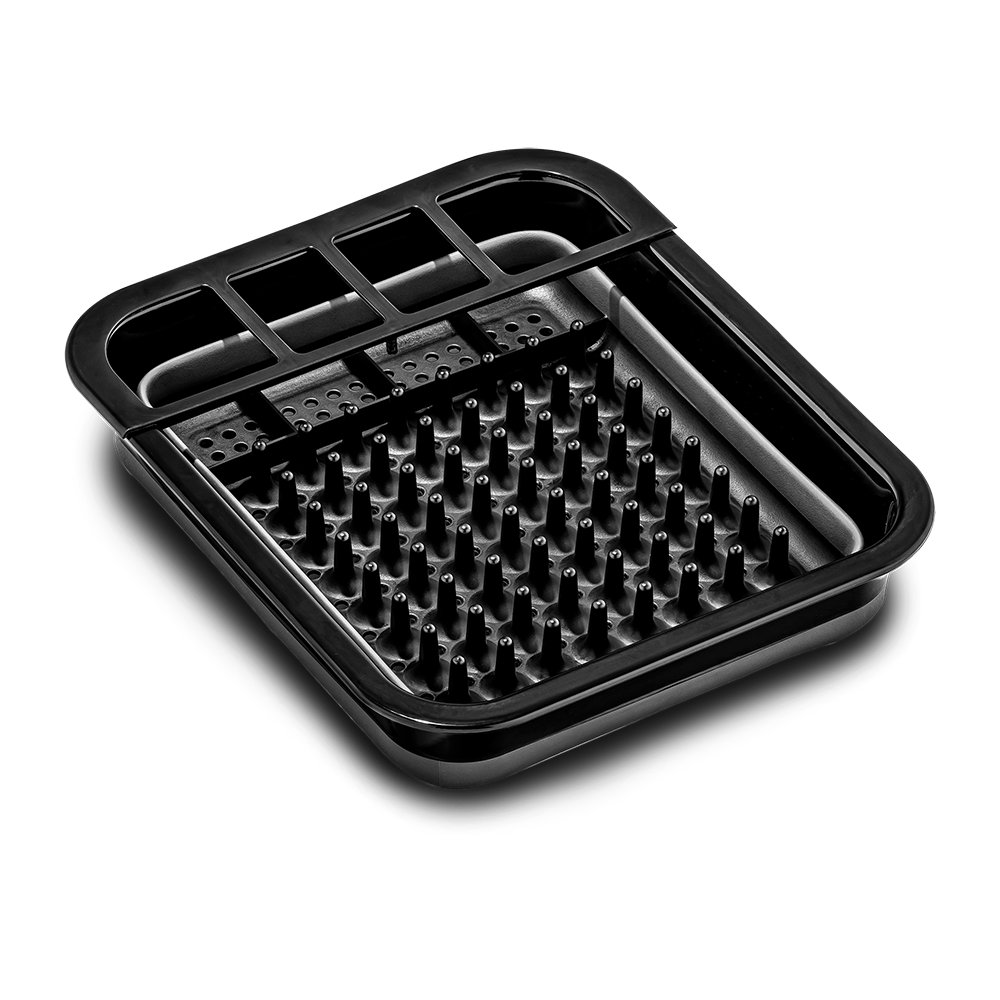 Madesmart Small Collapsible Dish Rack 37.2 x 32.1cm - Carbon