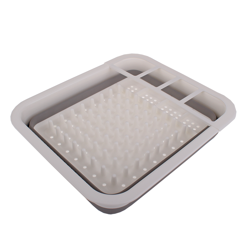 Madesmart Small Collapsible Dish Rack 37.2 x 32.1cm - White