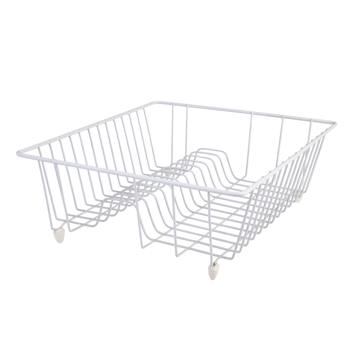 D.Line Plastic Wire Small Dish Drainer - White