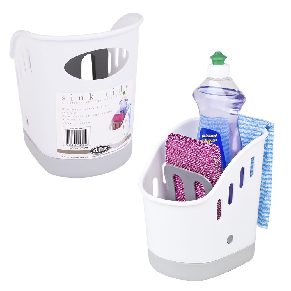 D.Line Sink Tidy - White