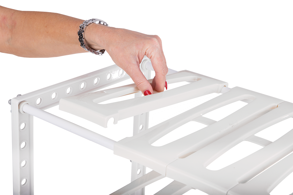 D.Line Expandable Under Sink Organiser - White