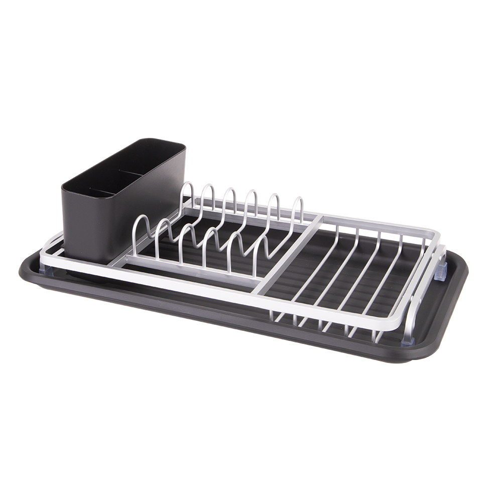 D.Line Aluminium Compact Dish Rack W/ Draining Board