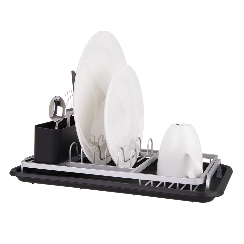 D.Line Aluminium Compact Dish Rack W/ Draining Board