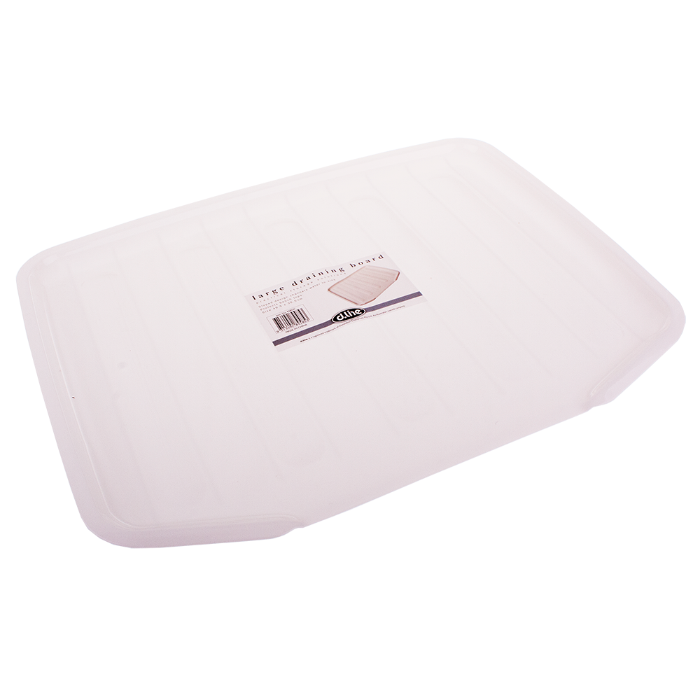 D.Line Large Draining Board 49.5 x 38.5cm - White