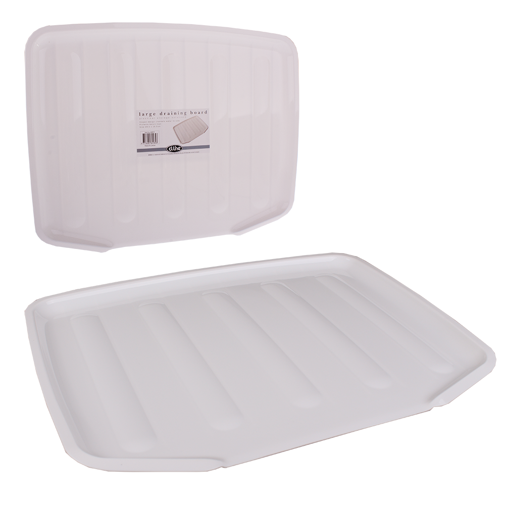 D.Line Large Draining Board 49.5 x 38.5cm - White