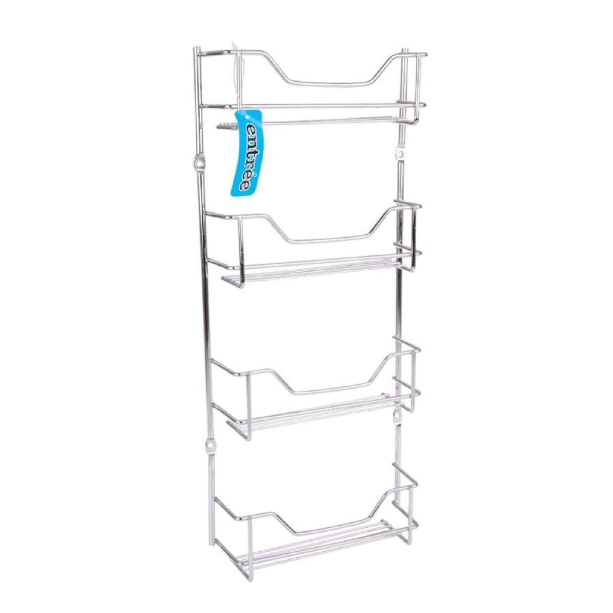 Entree 4 Tier 16 Bottle Spice Rack - Chrome