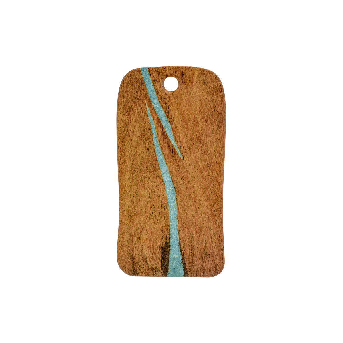 Cheforward Lapis Cherry with Turquoise Rectangular Board (381x191mm)