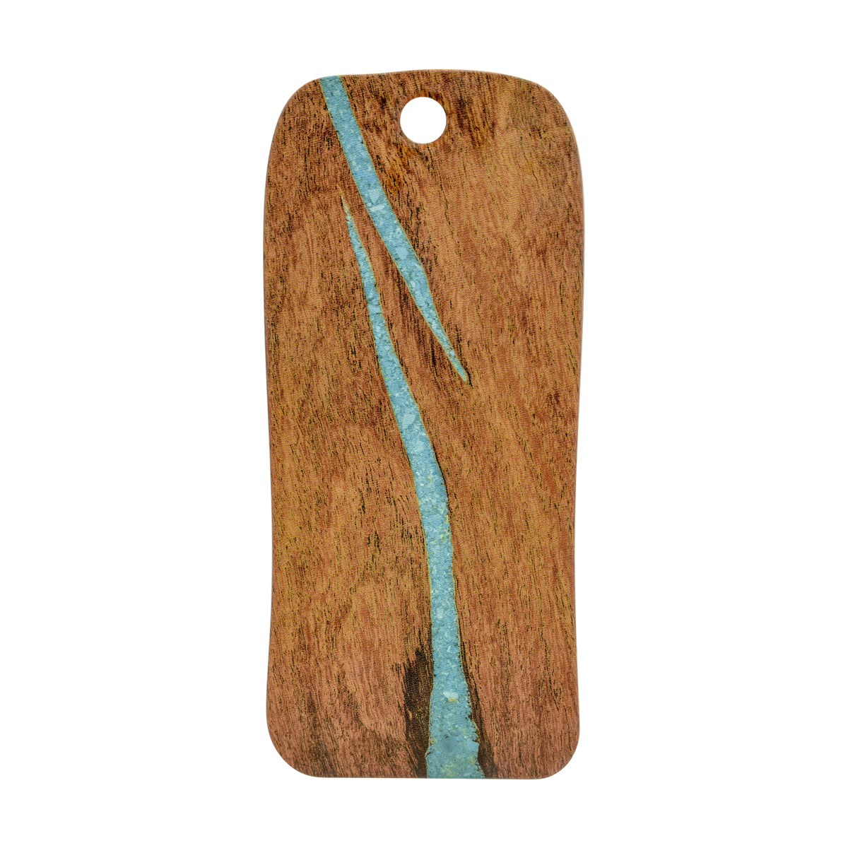 Cheforward Lapis Cherry with Turquoise Rectangular Board (511x228mm)