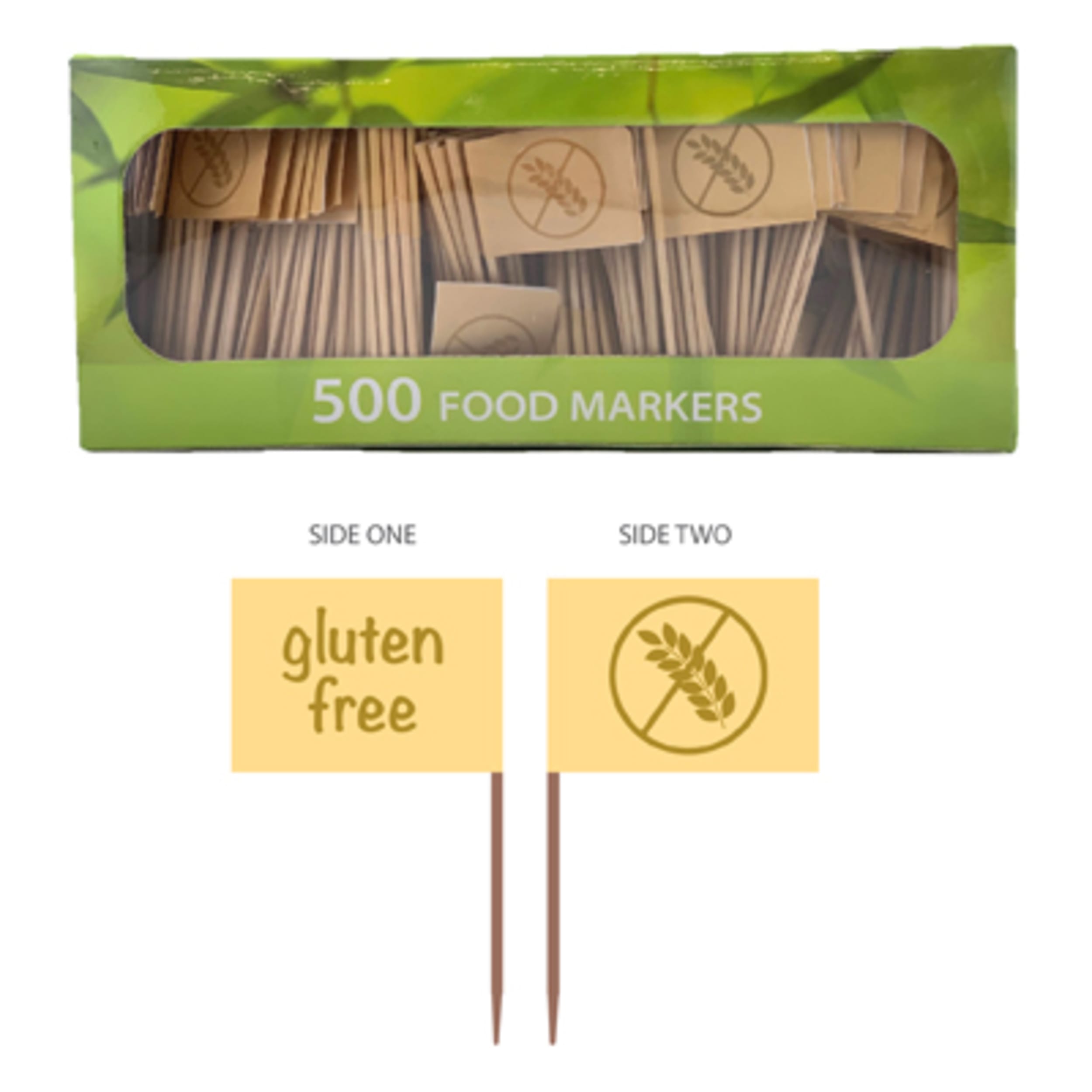 Catering Collection Food Markers "Gluten Free" (500 Pack)