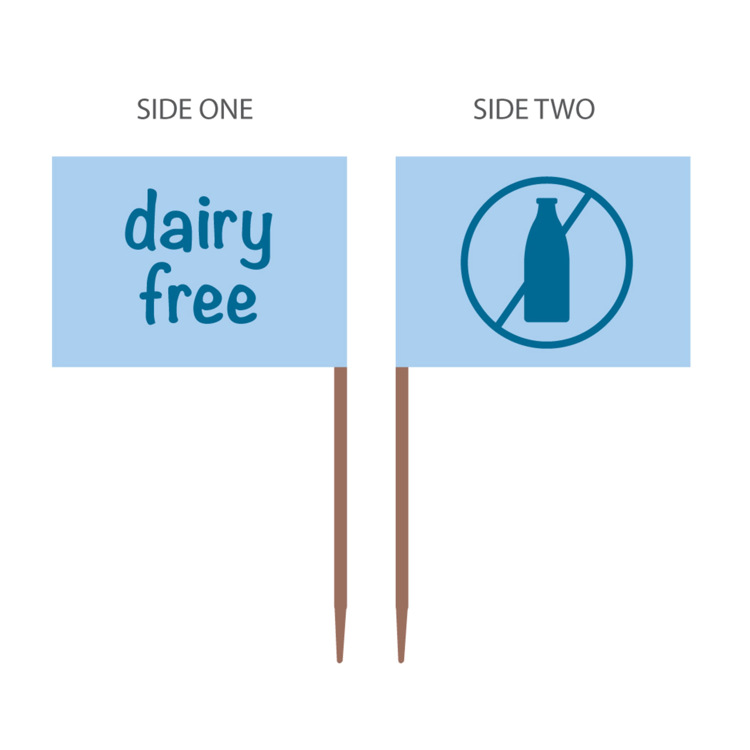 Catering Collection Food Markers "Dairy Free" (500 Pack)