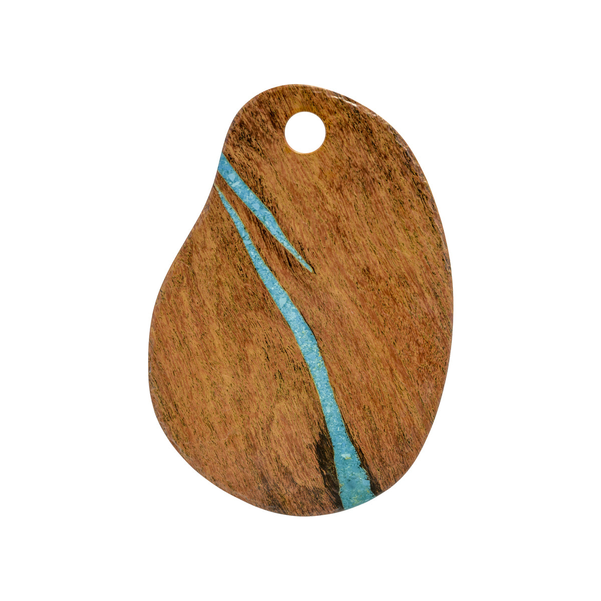 Cheforward Lapis Cherry with Turquoise Organic Platter (440x305mm)