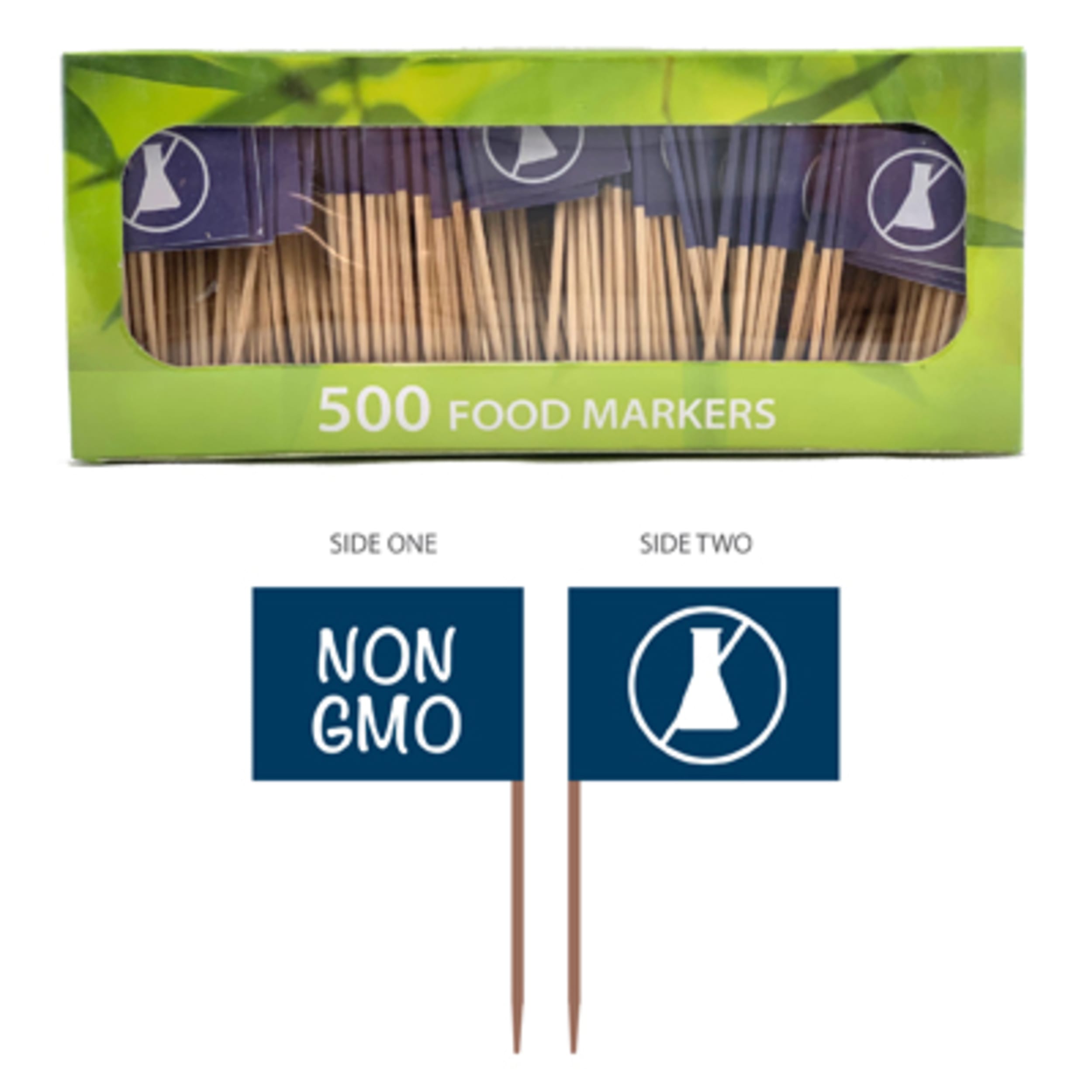 Catering Collection Food Markers "Non Gmo" (500 Pack)
