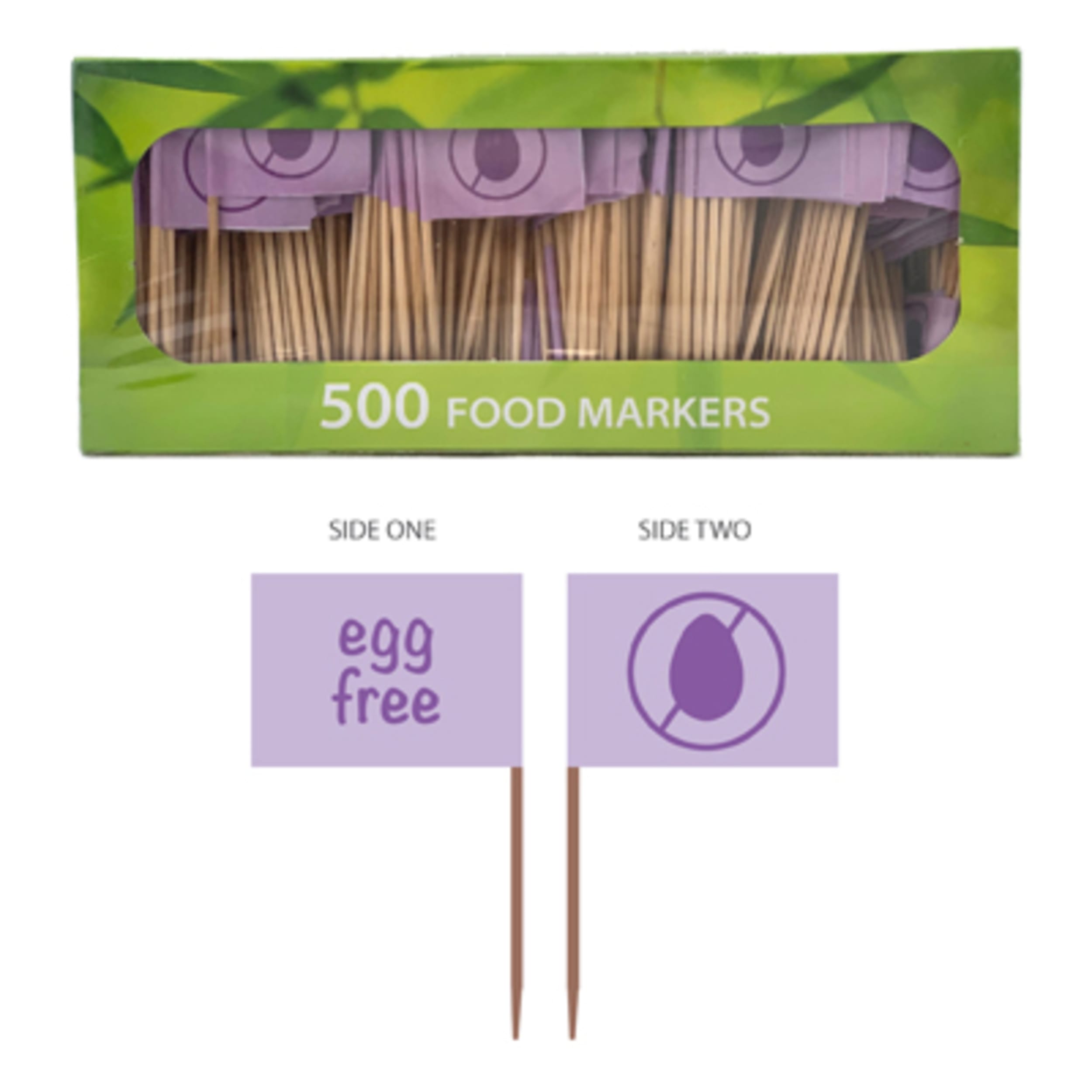 Catering Collection Food Markers "Egg Free" (500 Pack)
