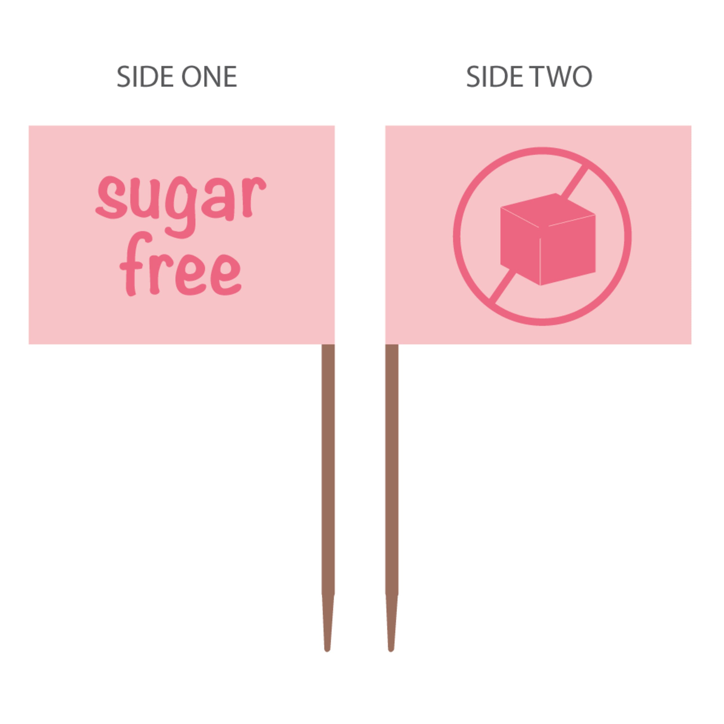Catering Collection Food Markers "Sugar Free" (500 Pack)