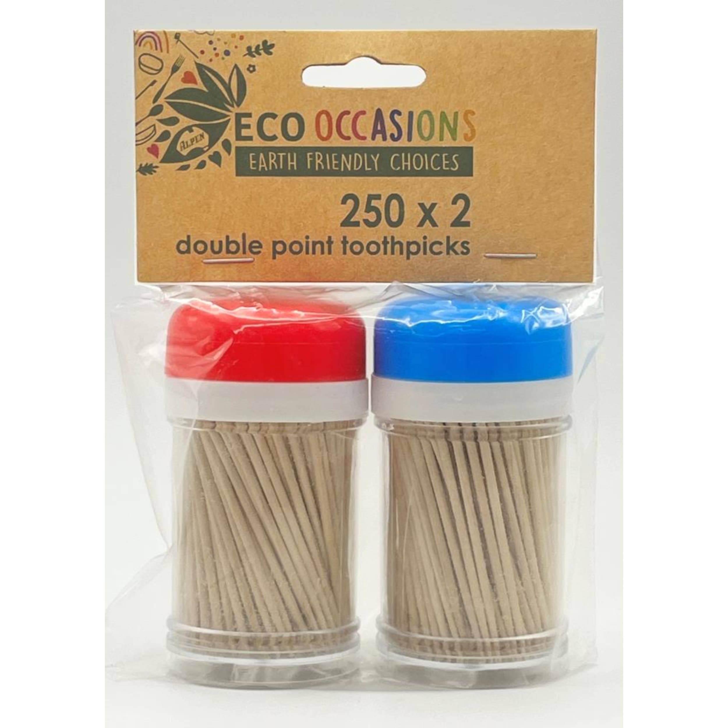 Eco Occasions Toothpick Round Double Pointed (250 Pack)