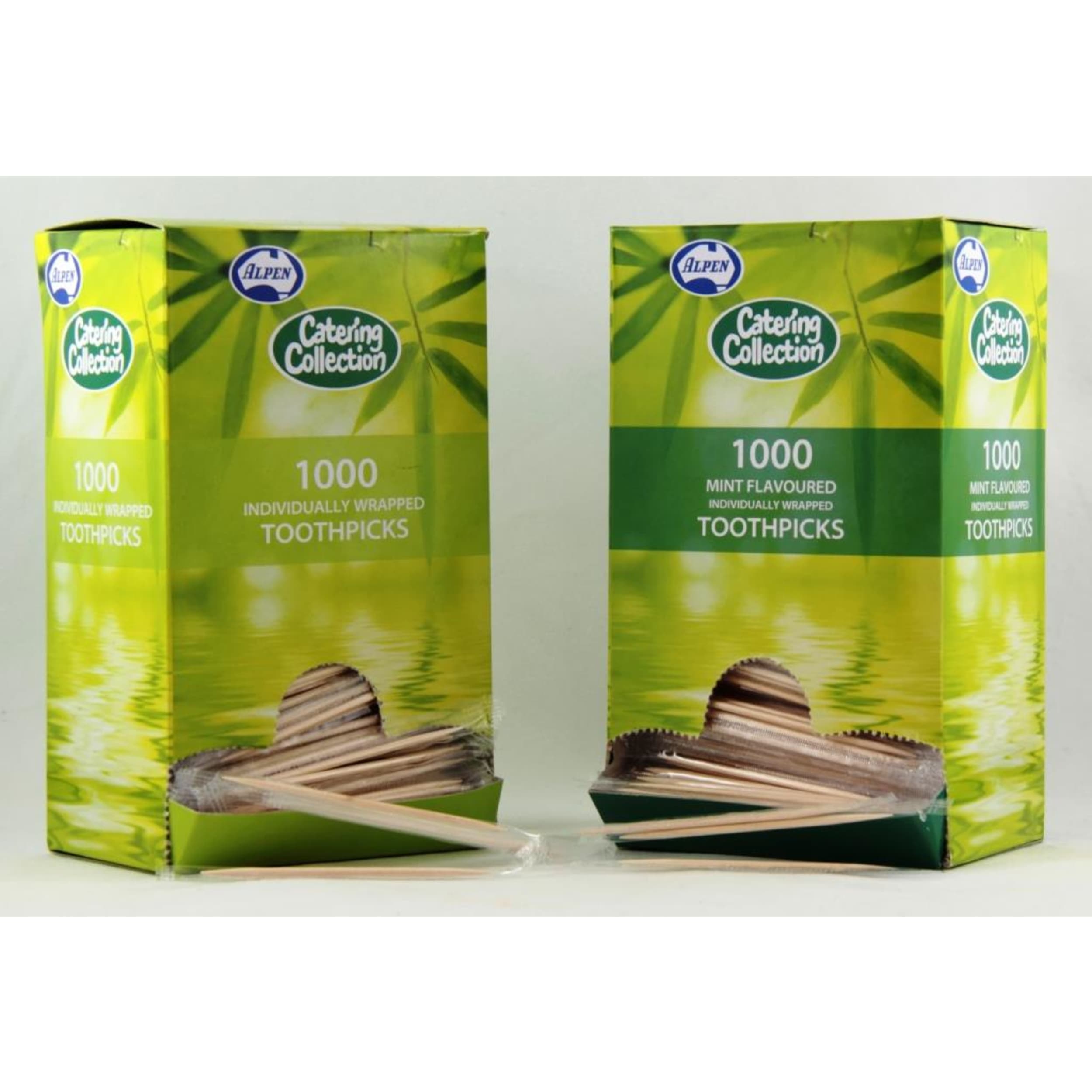 Catering Collection Toothpick Mint Individually Cello Wrapped (1000 Pack)