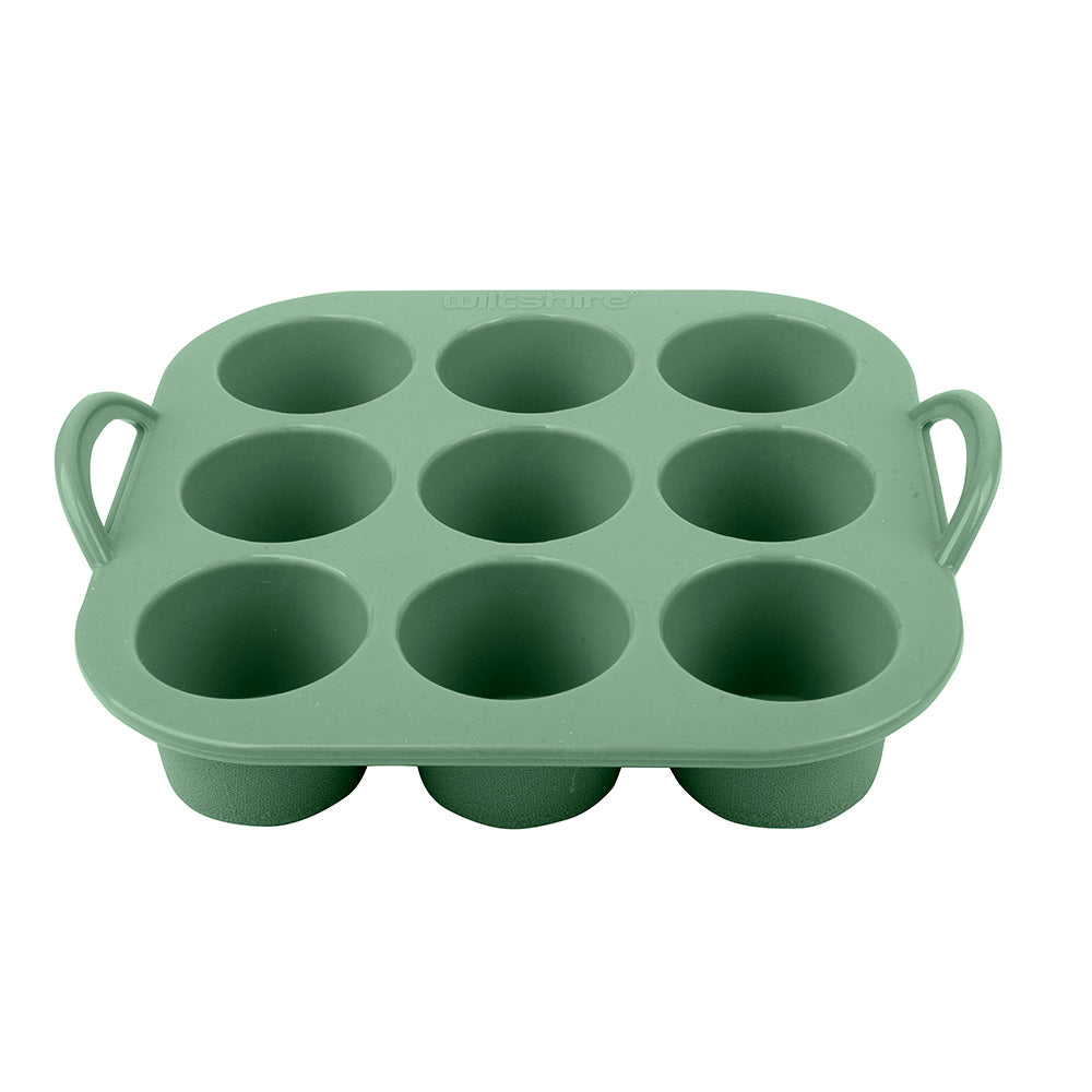 Wiltshire Silicone Air Fryer 9 Cup Mini Muffin Pan