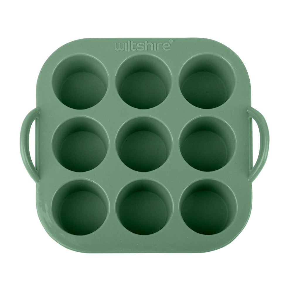 Wiltshire Silicone Air Fryer 9 Cup Mini Muffin Pan