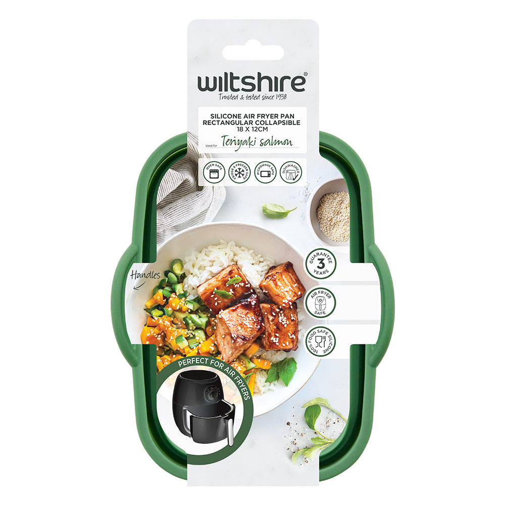 Wiltshire Silicone Air Fryer Rectangular Collapsible Pan