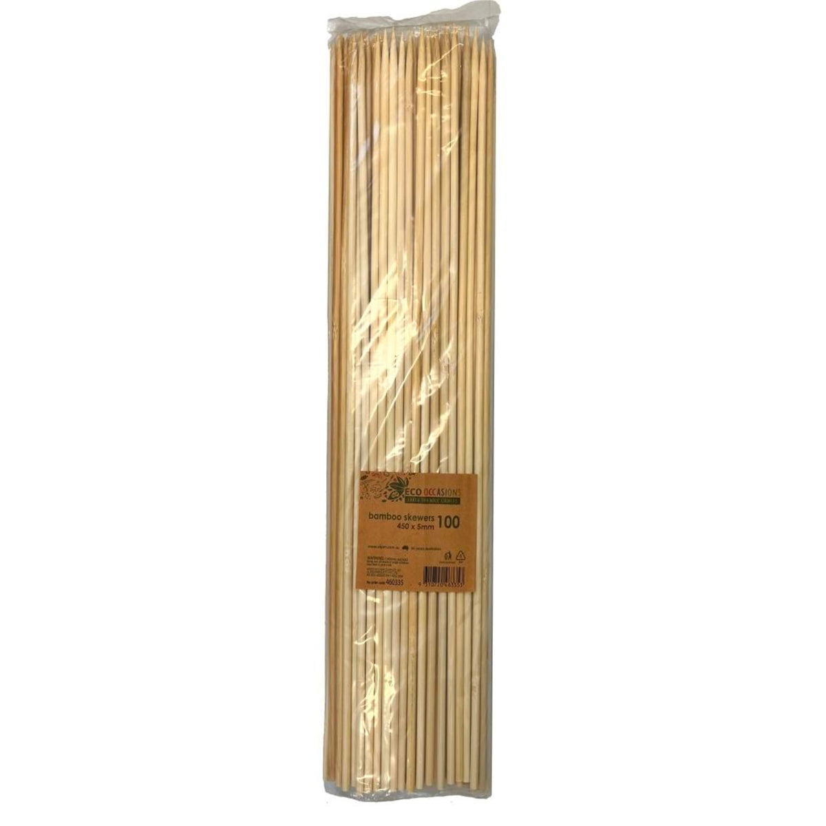 Catering Collection Bamboo Skewer 5mm x 45cm (100 Pack)