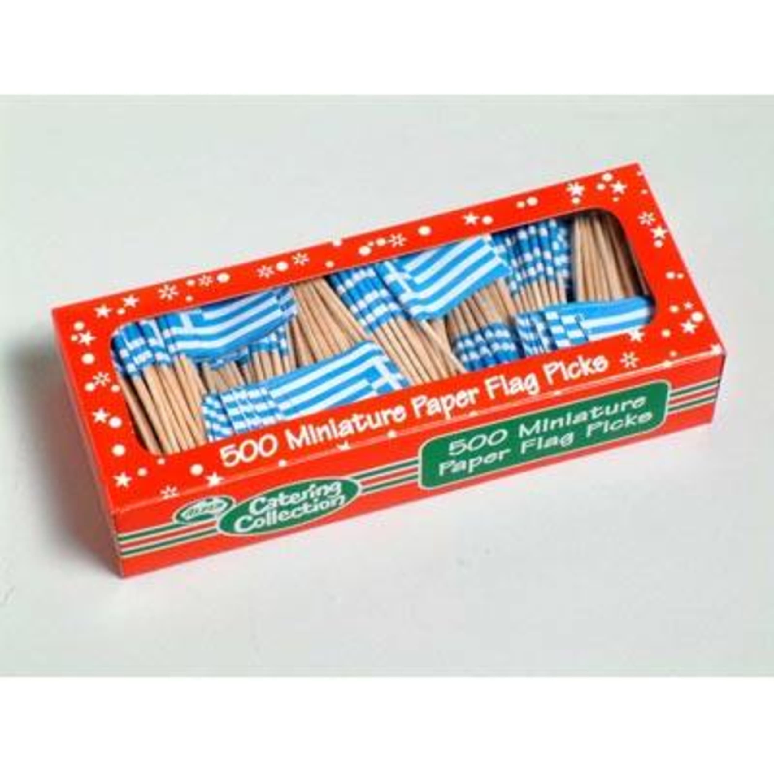 Catering Collection Greece Flagpicks (500 Pack)