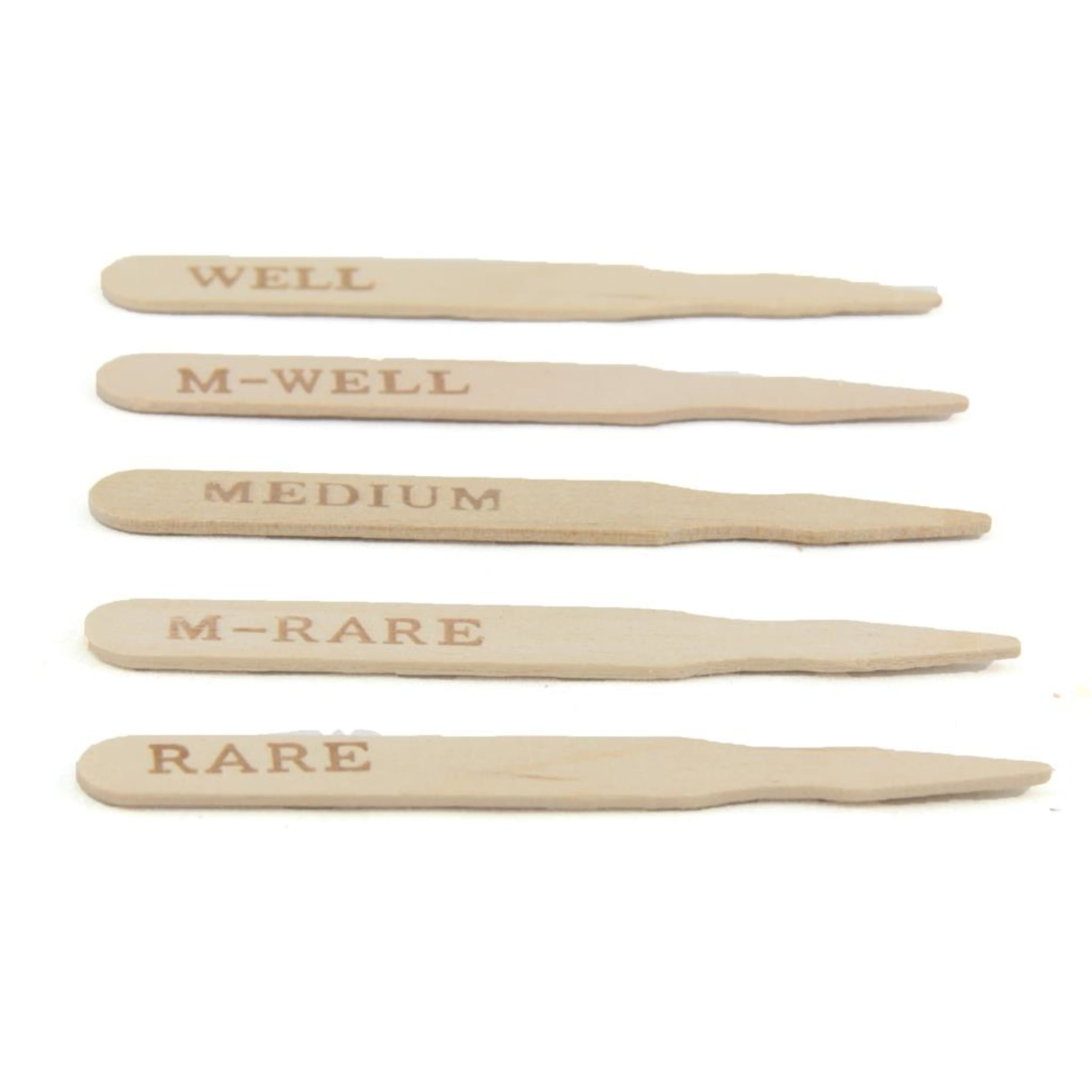 Catering Collection Wooden Steak Marker 9cm Medium (500 Pack)
