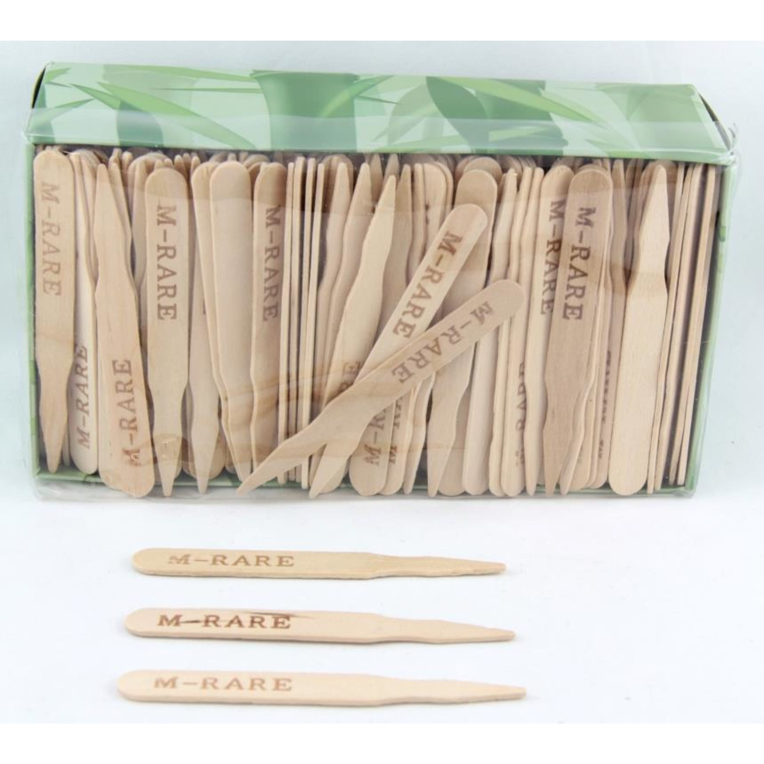 Catering Collection Wooden Steak Marker 9cm Medium Rare (500 Pack)