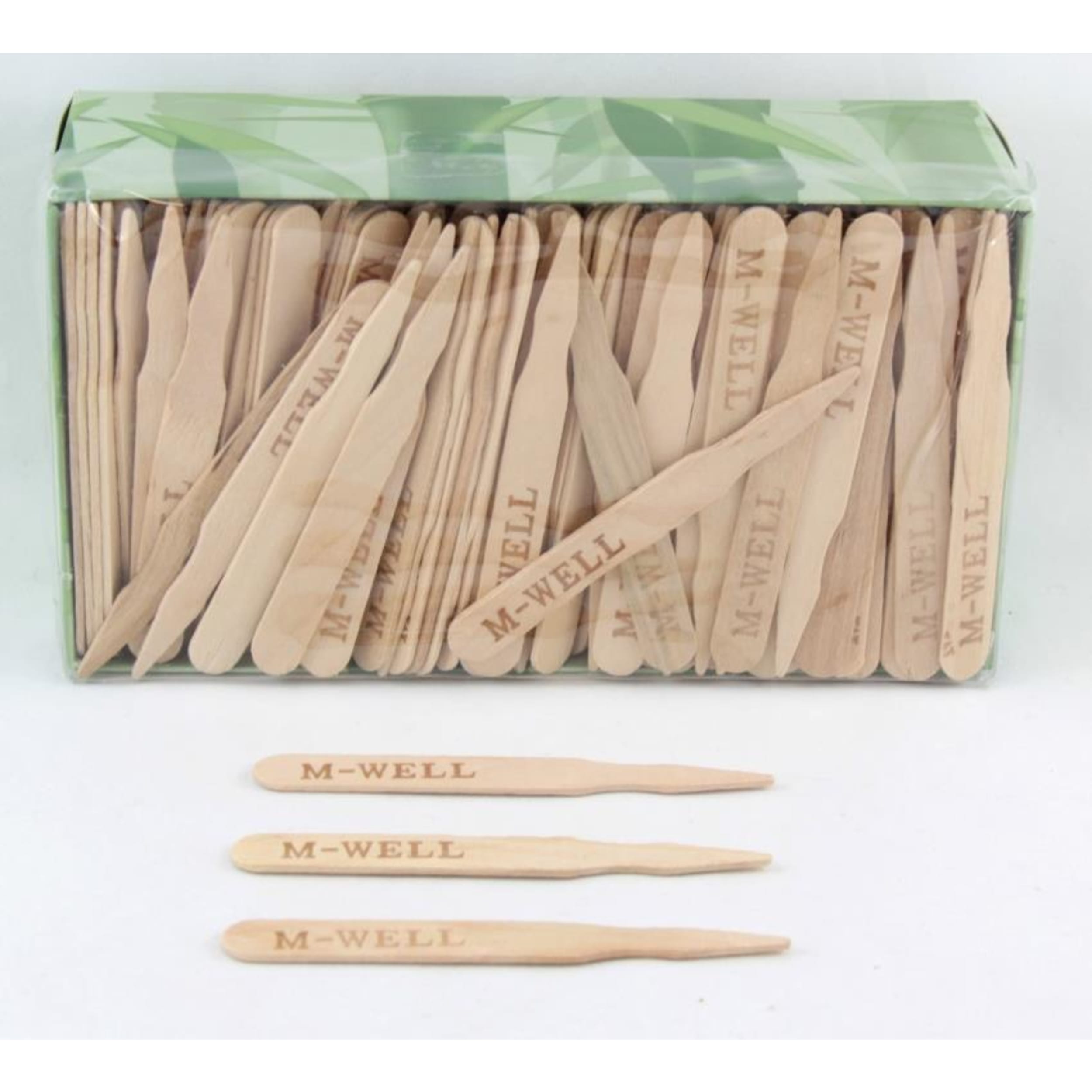 Catering Collection Wooden Steak Marker 9cm Medium Well (500 Pack)