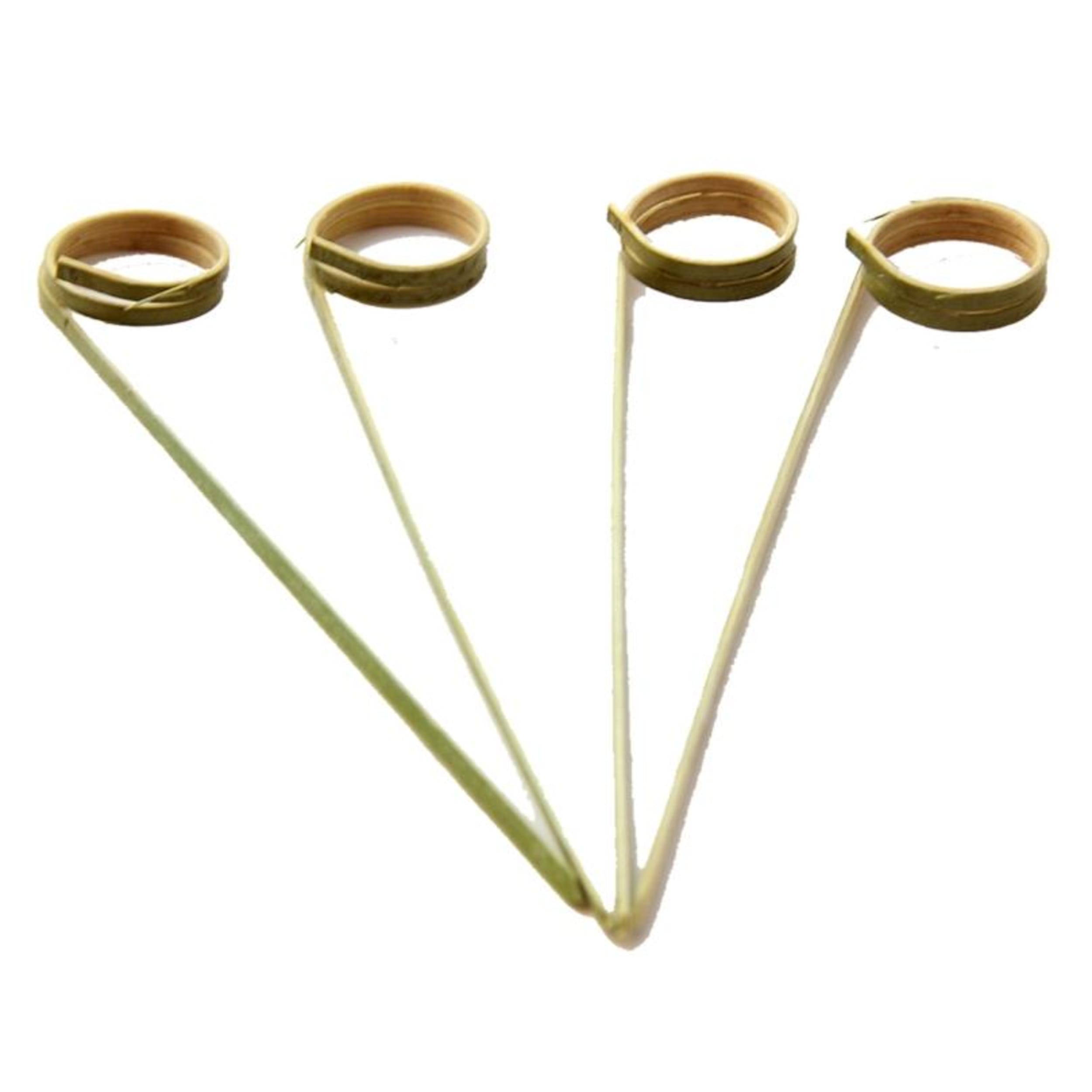 Eco Collection Bamboo Ring Skewer 12cm Natural (250 Pack)