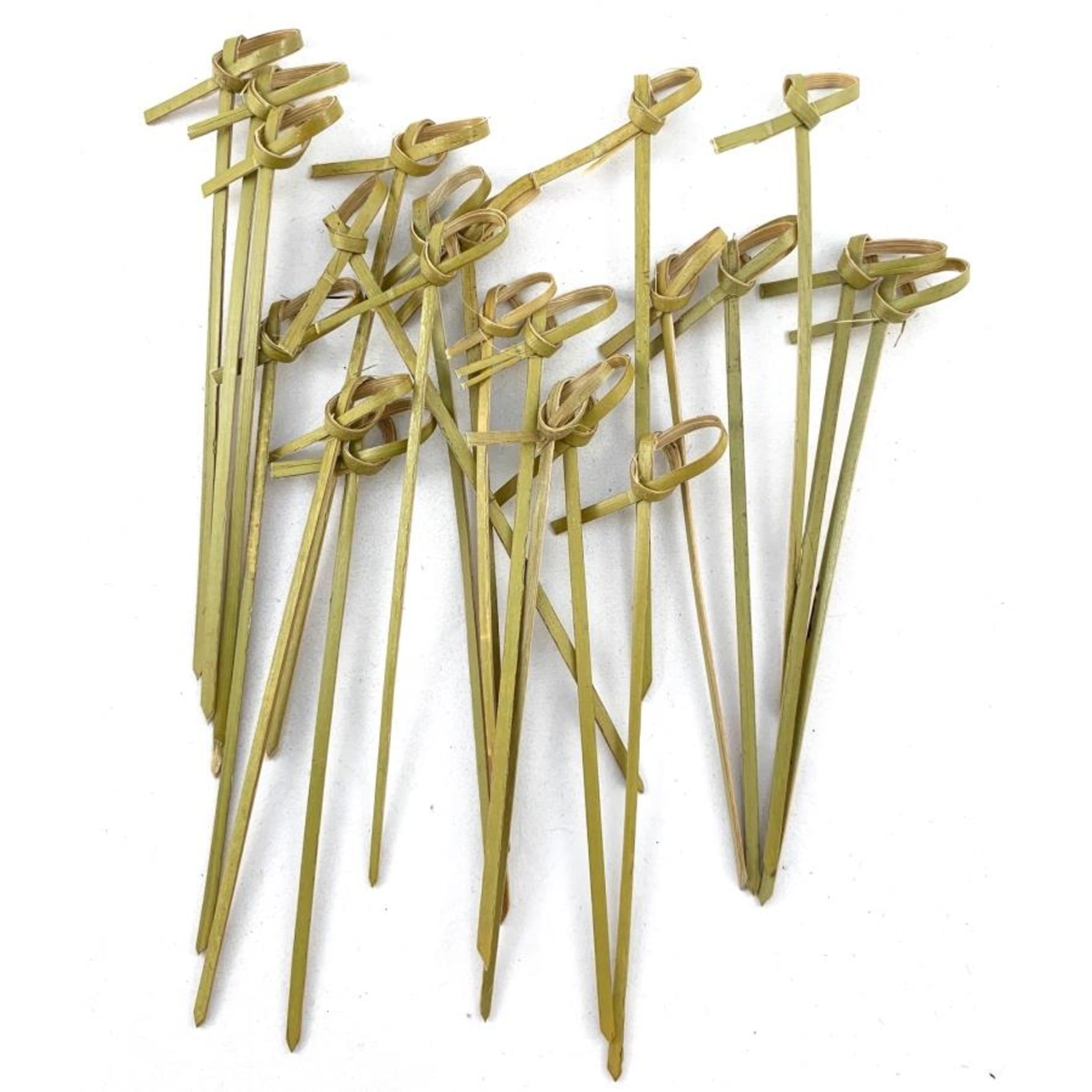 Eco Collection Bamboo Curly Pick Skewer 12cm Natural (250 Pack)
