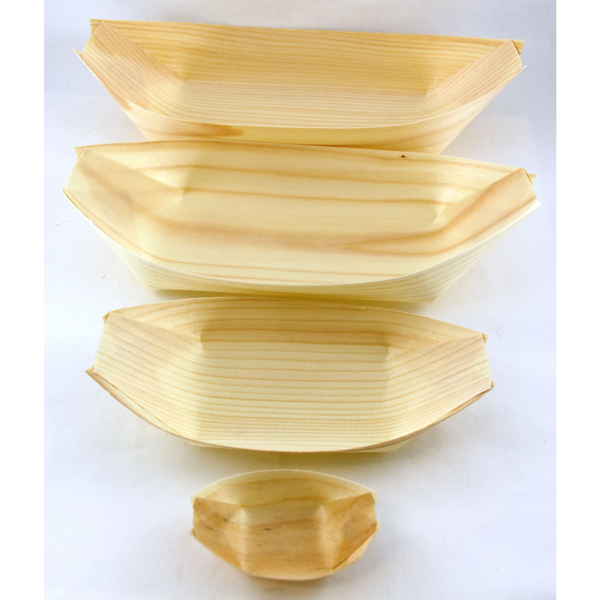 Eco Collection Wooden Boats 60x45mm (50 Pack)