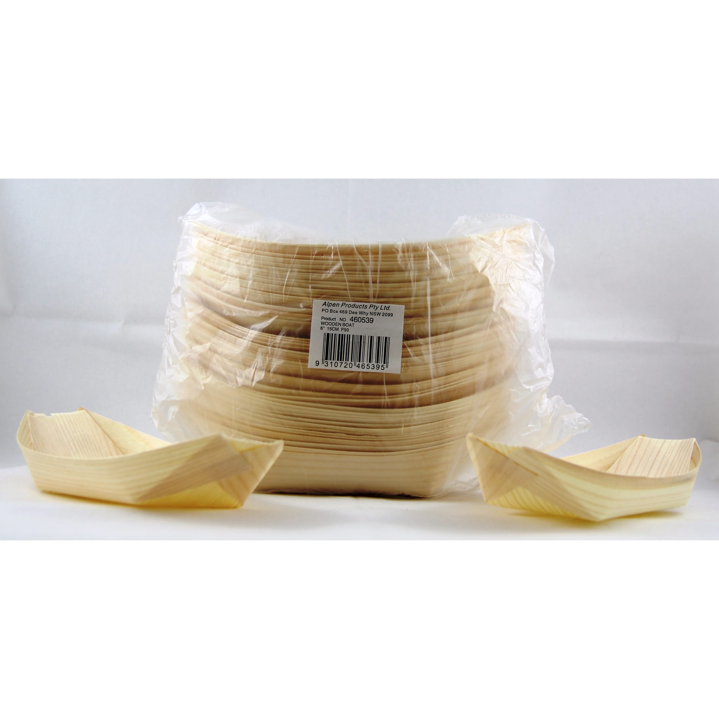 Eco Collection Wooden Boats 150x80mm (50 Pack)
