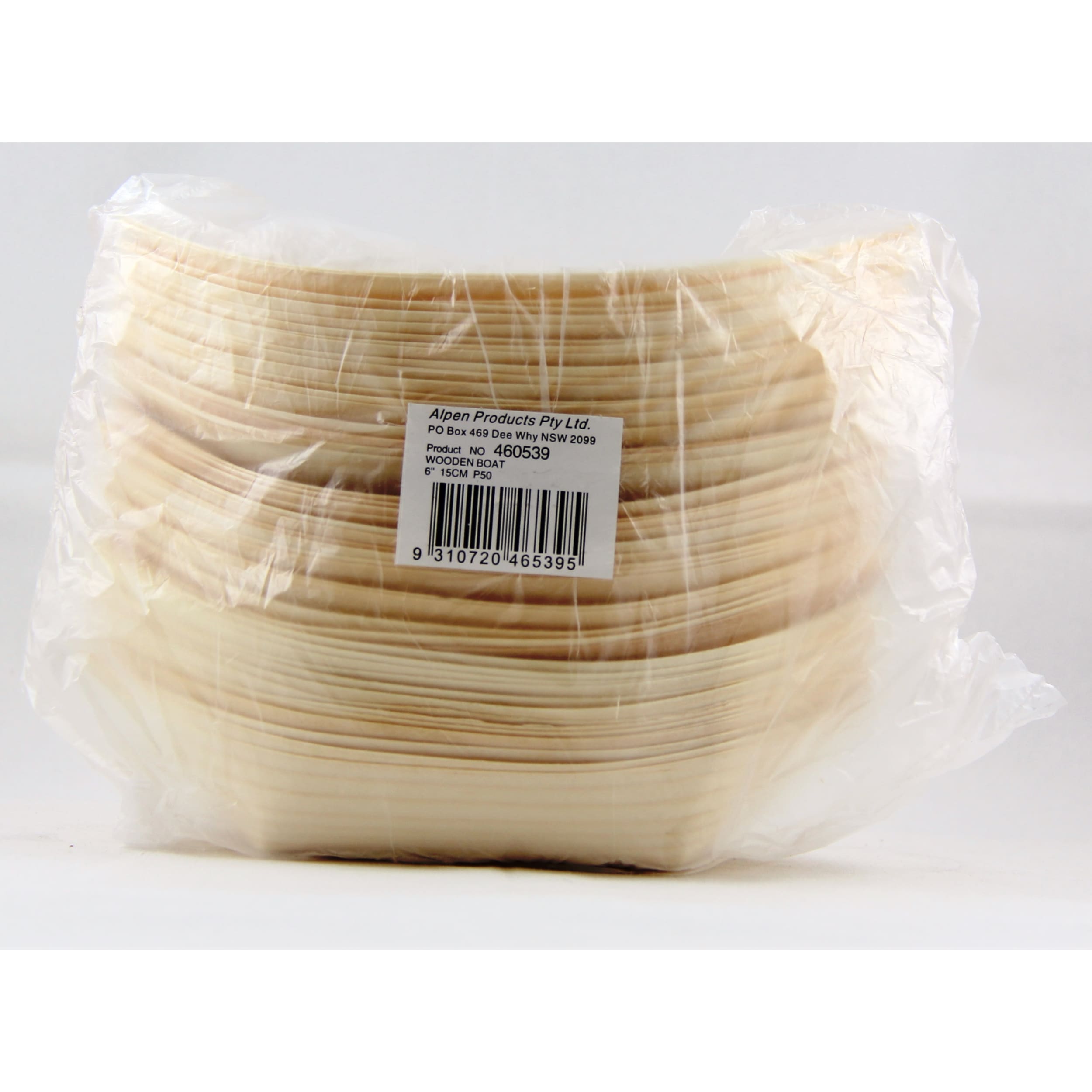 Eco Collection Wooden Boats 150x80mm (50 Pack)