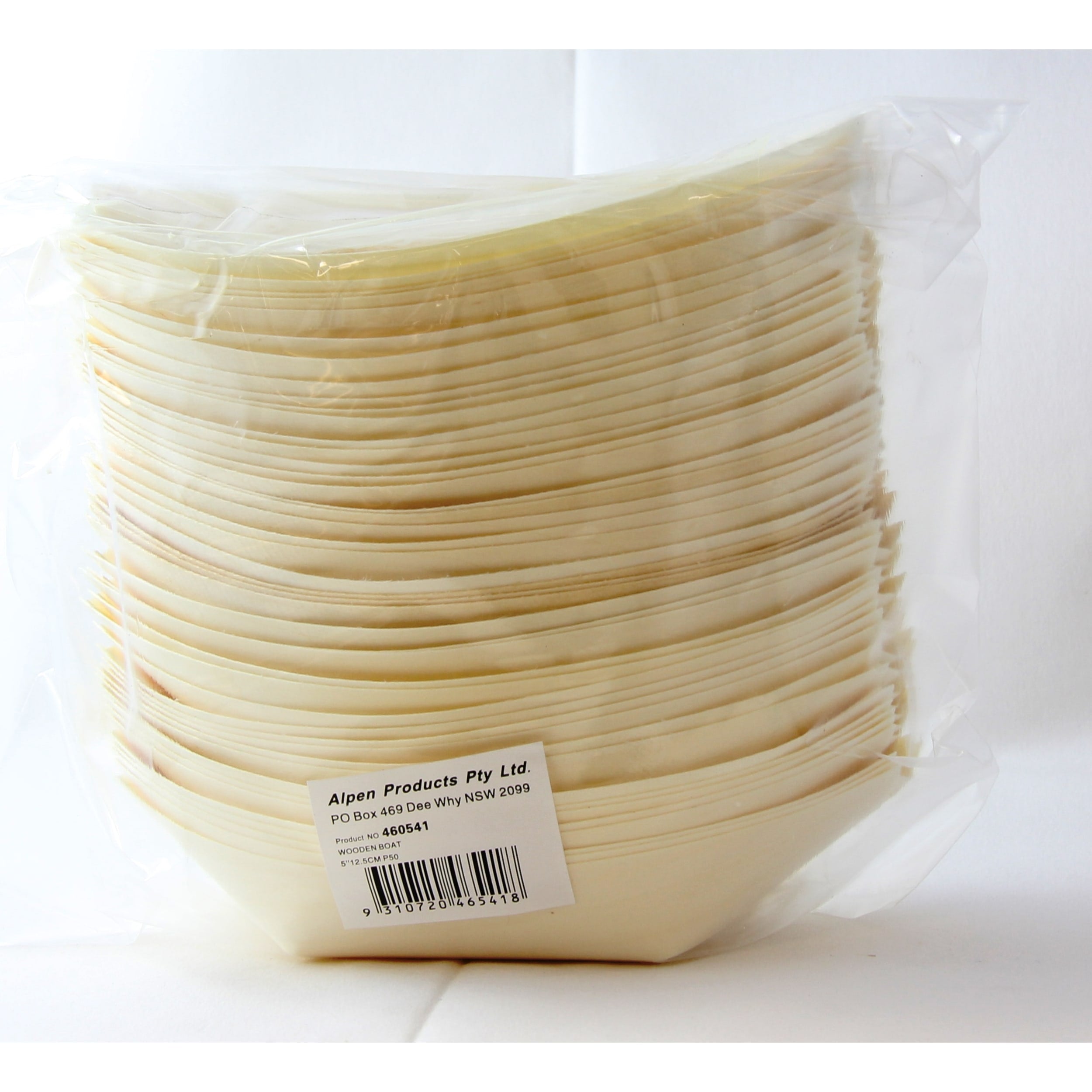 Eco Collection Wooden Boats 90x57mm (50 Pack)