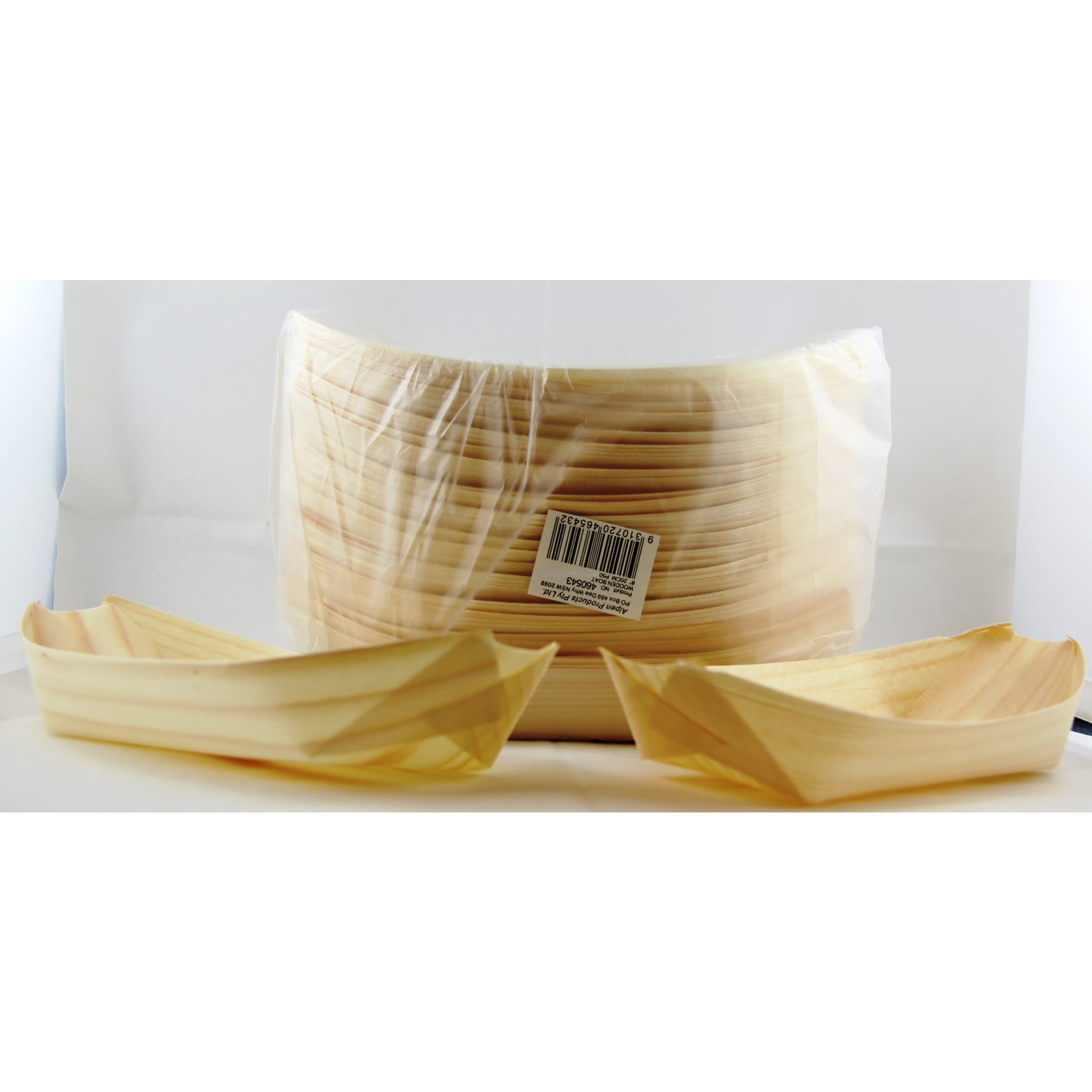 Eco Collection Wooden Boats 220x103mm (50 Pack)